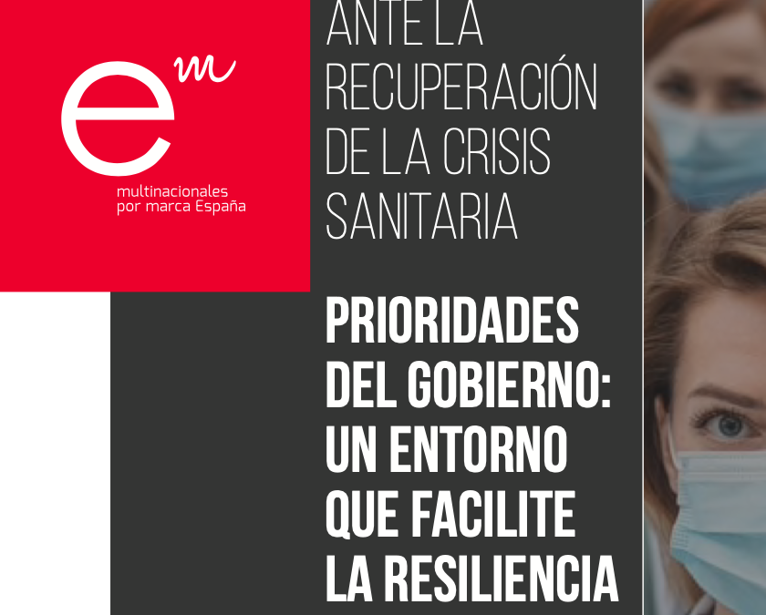 Informe «Prioridades del Gobierno: un entorno que facilite la resiliencia”