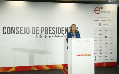 Nadia Calviño preside la reunión del Consejo de Presidentes de Multinacionales por marca España