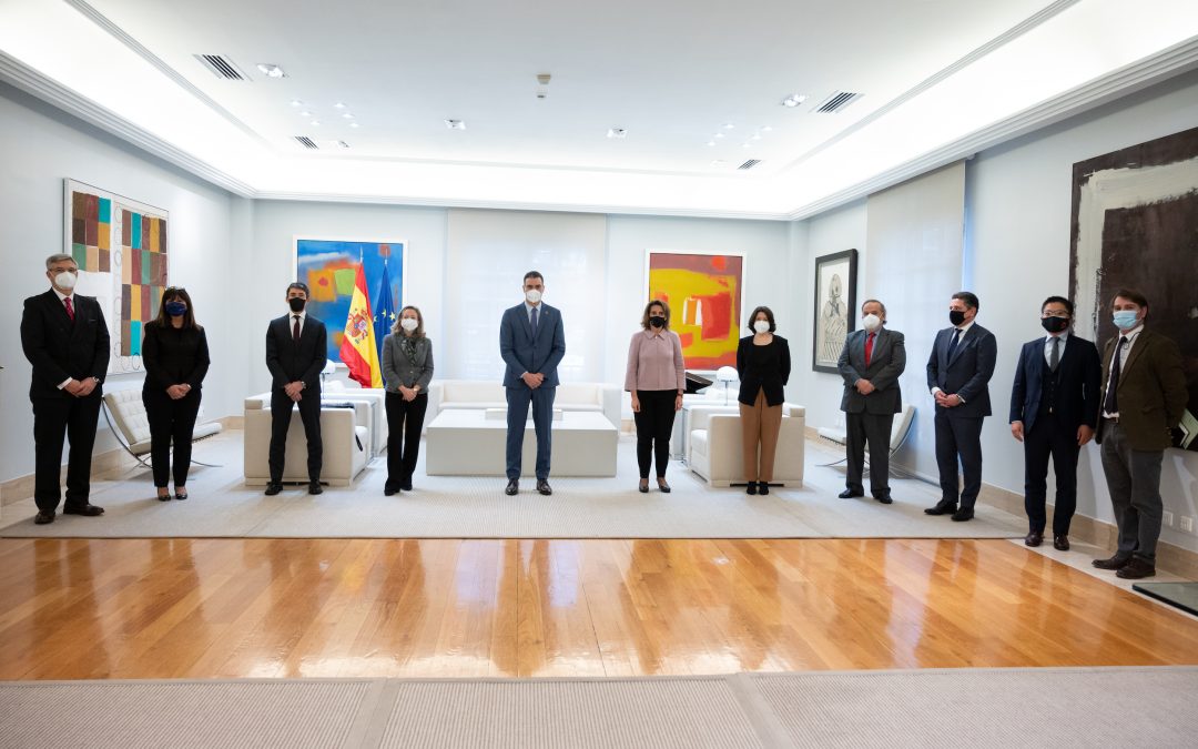 Multinacionales por marca España se reúne con el presidente del Gobierno en La Moncloa